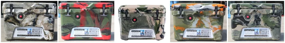 food grad 45L outdoor camping rotomolded plastic cooler box ice chest