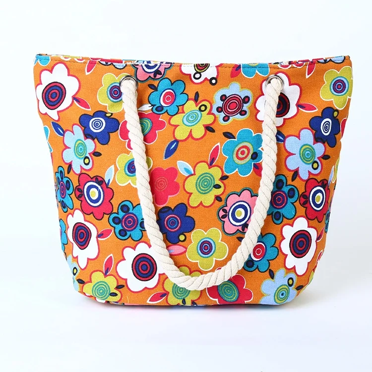 

Sublimation/Embroidery 45*13*32cm size bohemian style good quality beach bag, Multi