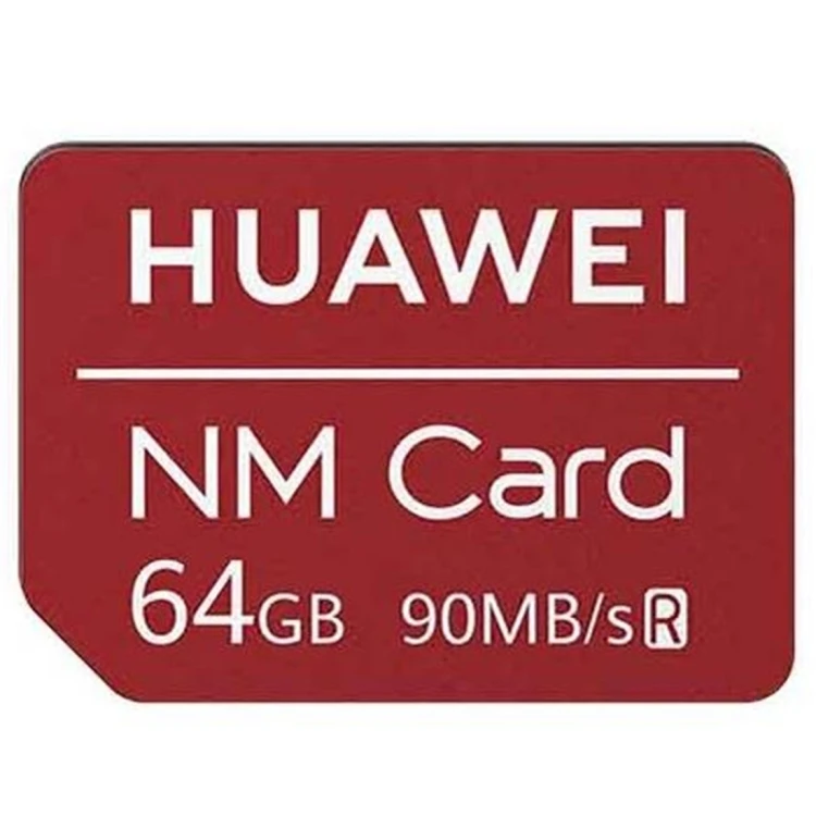 

In Stock Nano Memory Card Original Huawei 90MB/s 64GB NM Card support, Red