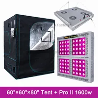 

Hydroponic Indoor Grow Tent 150x150x200 Complete Kit 1600w Plant Growing Systems Led Grow Light