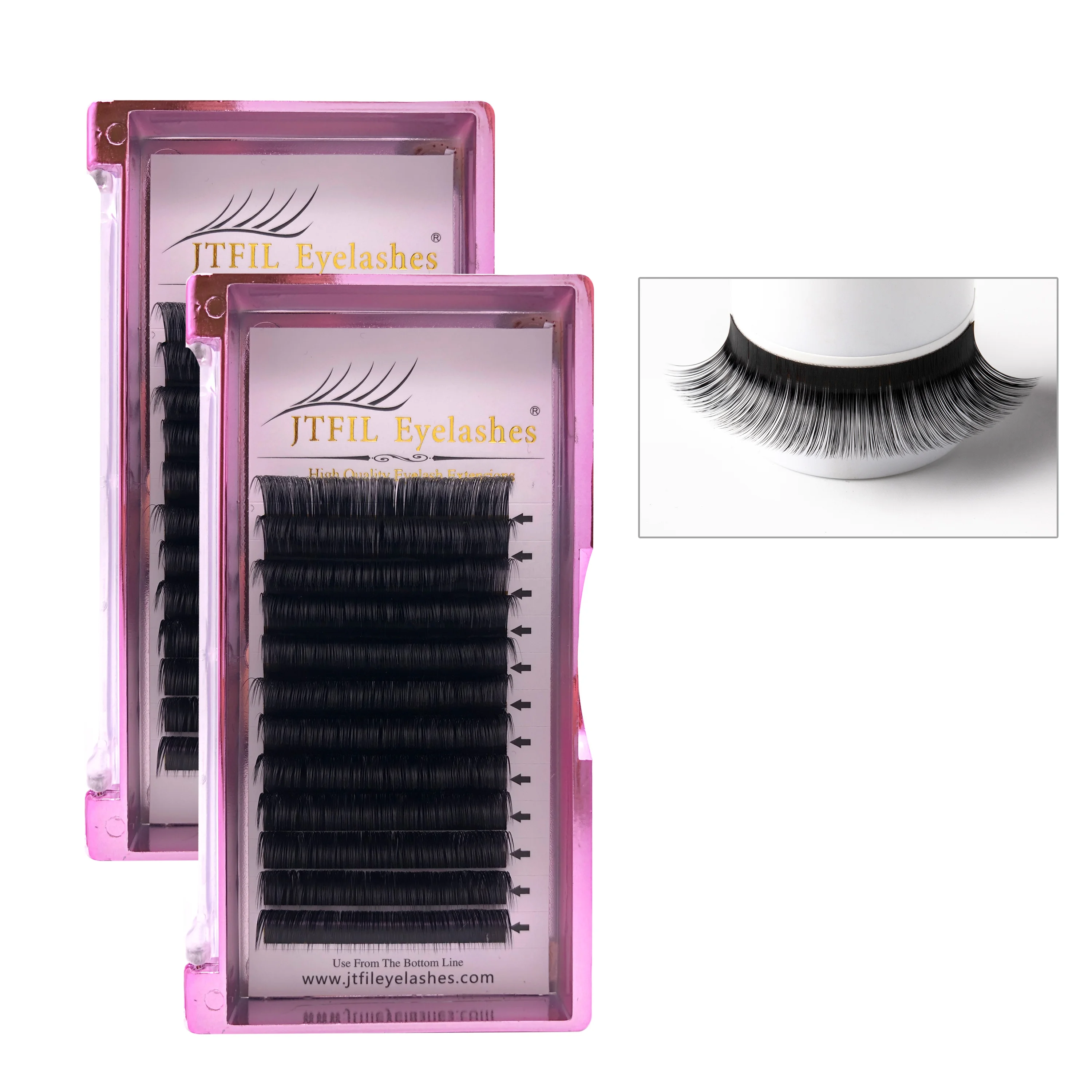

Korean PBT Fiber 6 - 18 mm Length New Design C CC D DD With Private Label For Korea Eyelash Extension, N/a