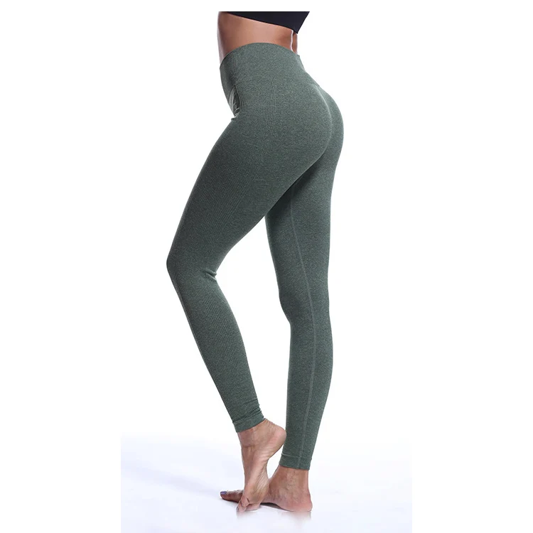 

2019 new custom tights womens pants yoga gym seamless high waisted leggings, Customized colors