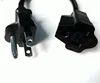 UL 120V 3 pin extension cord with NEMA5-15P plug and NEMA5-15R connector