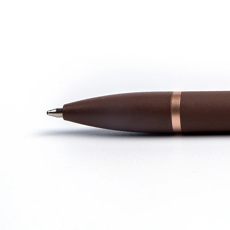 
High quality fashion corporate gift rose gold design premium click metal ballpoint pens with custom laser logo 