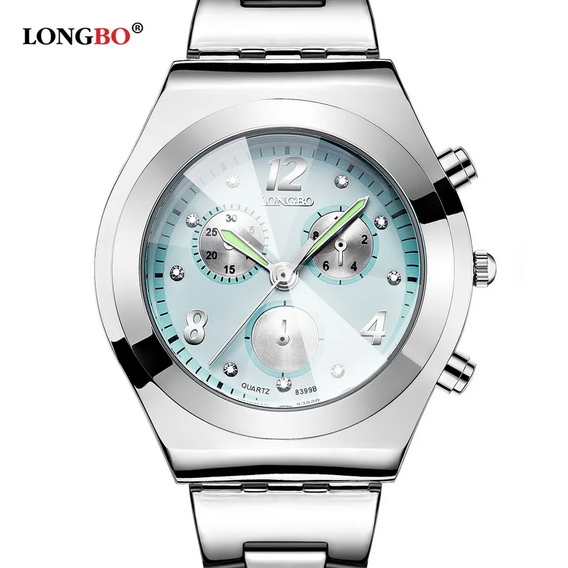 

LONGBO 8399 Fashion Stainless Steel Quartz Watch Ladies Luxury Brand Watch Women, 4 color for you choose