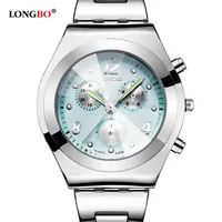 

LONGBO 8399 Fashion Stainless Steel Quartz Watch Ladies Luxury Brand Watch Women