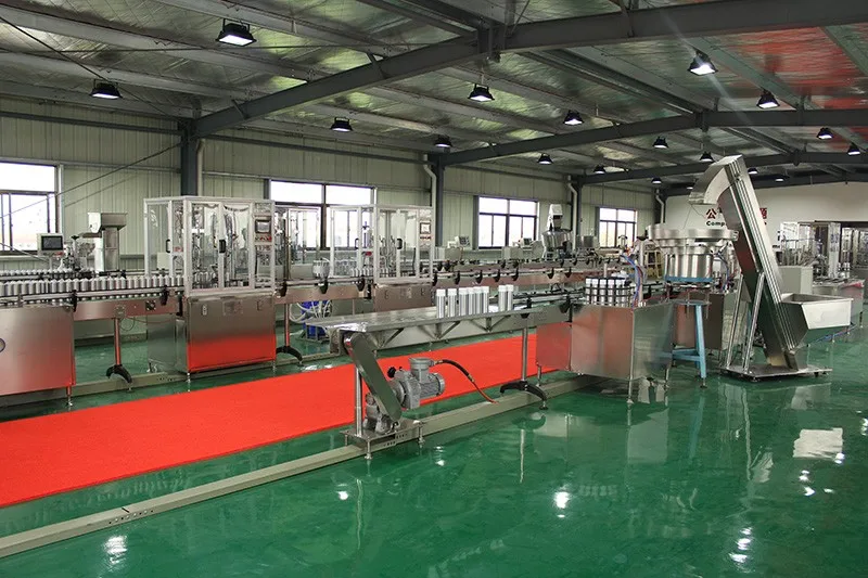 china aerosol spray paint machine factory show room