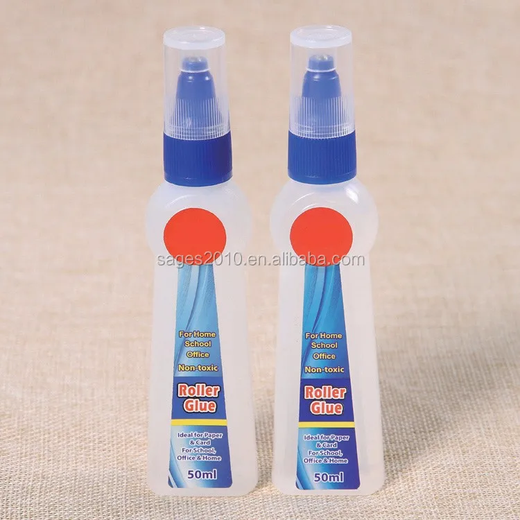 50ml Nontoxic Stationery Liquid Glue Stick,Water Glue,Adhesive Glue