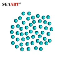 

Factory Free Sample 59 Colors 1440pcs 3mm Mini Glass Beads Indicolite DMC Hotfix Rhinestones For Apparel