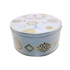 round cake packaging tins empty tin box for sale
