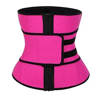 

2020 High Quality Custom Logo Private Label Adjustable Belt Women Breathable Neoprene Waist Trainer Plus Size Slim Body Shaper