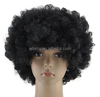 New Arrival Curly Afro Fancy Dress Wig Funky Disco Clown Style