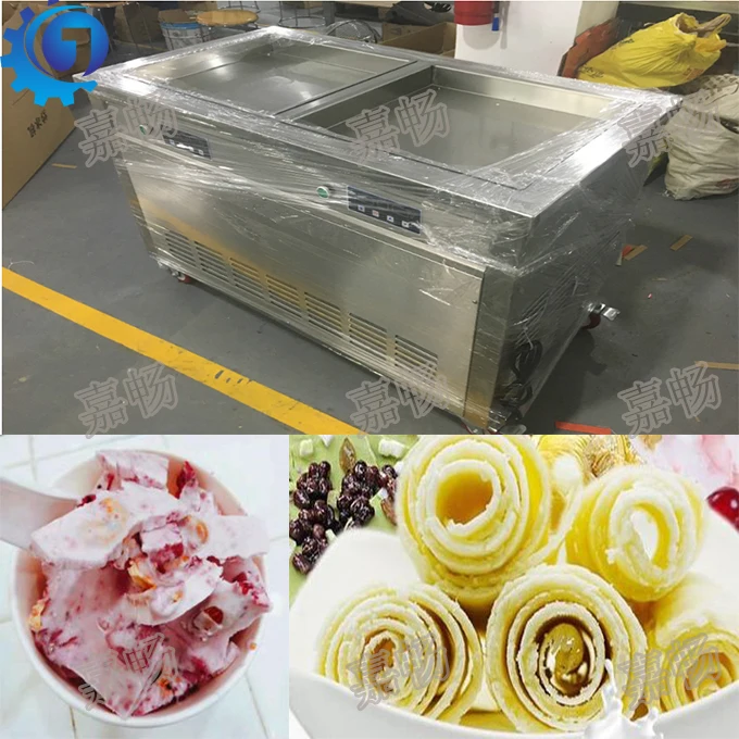 Industrial Stainless Steel Fried Ice Cream Machine Philippines Thailand