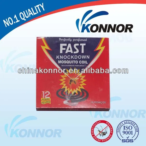 Fast long effect mosquito coil
