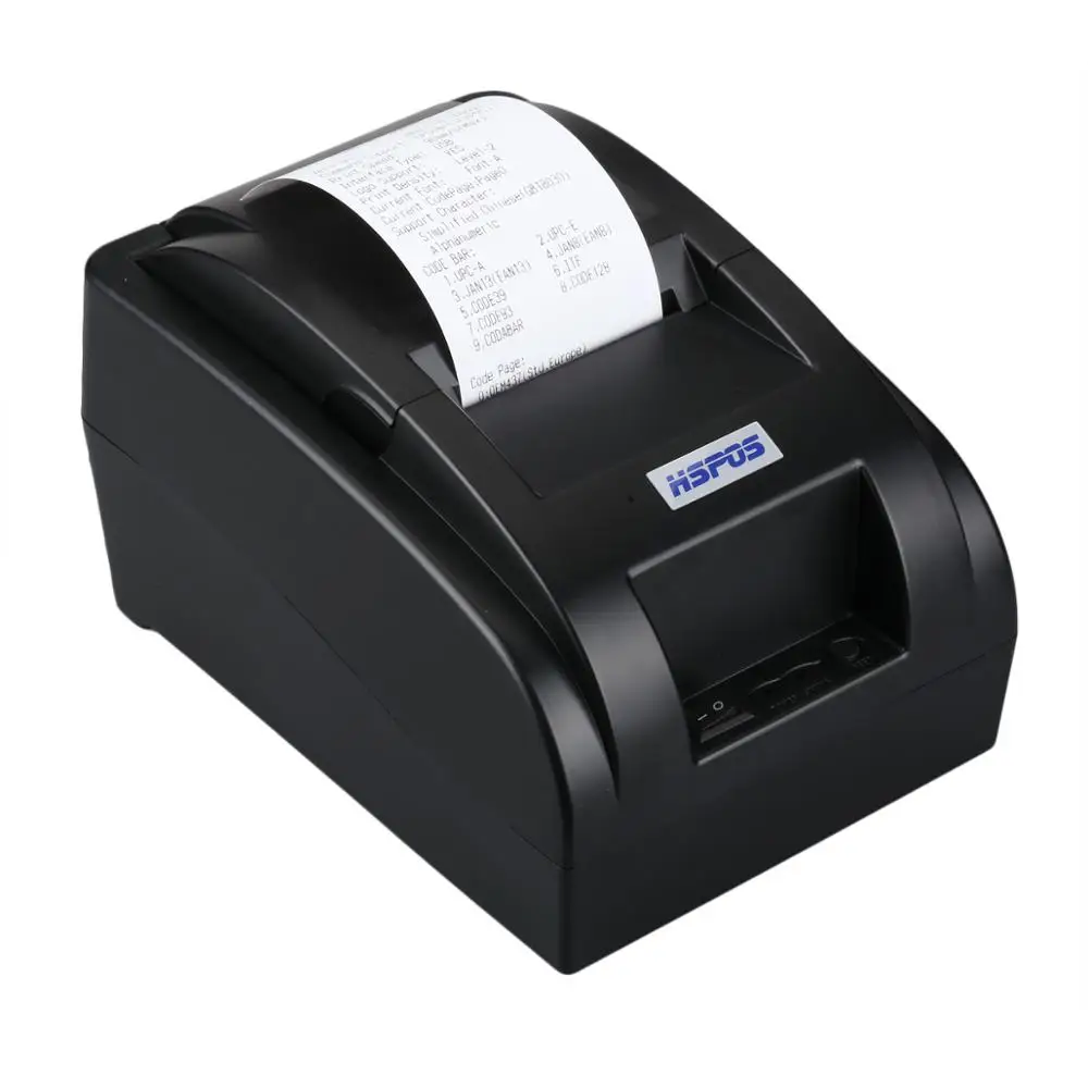 

2inch mini thermal serial port printer 58HS can support with pos system, Black