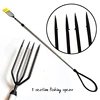 In stock!! A-alloy telescopic 3 forks fishing spear stainless steel or alu material fishing fork
