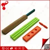 China OEM factory cheap price EVA wood grain kids tennis plastic cricket bat