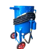 Chinese factory site dedicated mobile abrasive sand blaster pressure