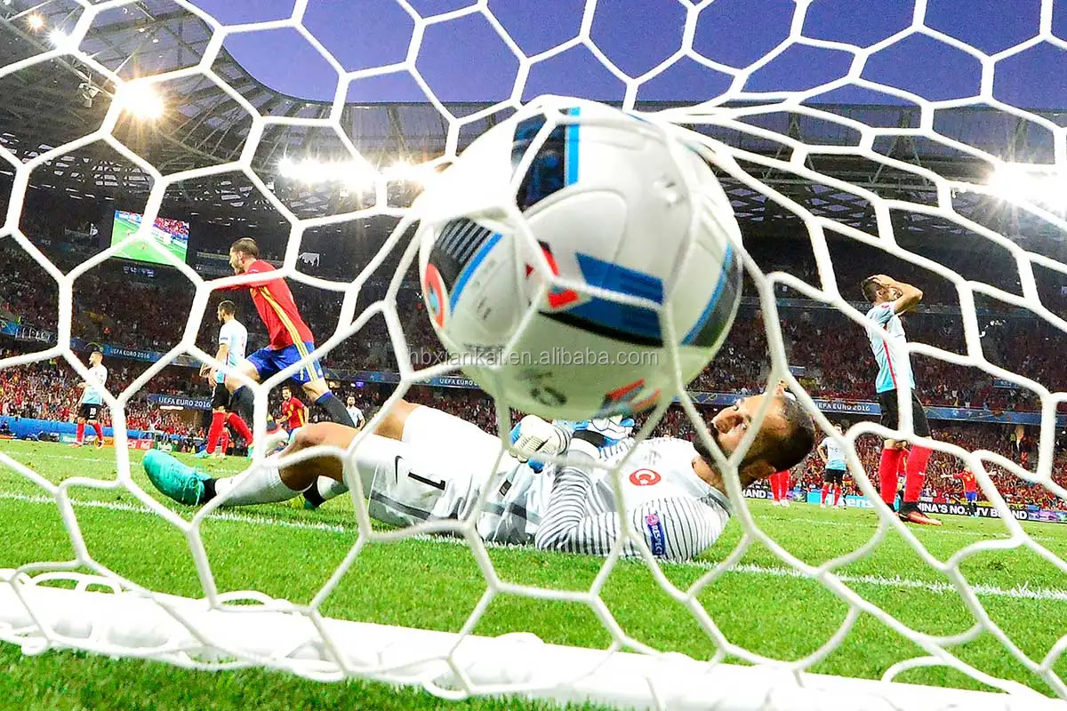 ツイスト 編組正方形または六角形のサッカーゴールネット サッカーゴールネット Buy Soccer Goal Net Product On Alibaba Com