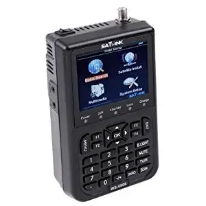 TOOGOO(R)SATlink WS-6908 3.5" DVB-S FTA Professional Digital Satellite Signal Finder Meter
