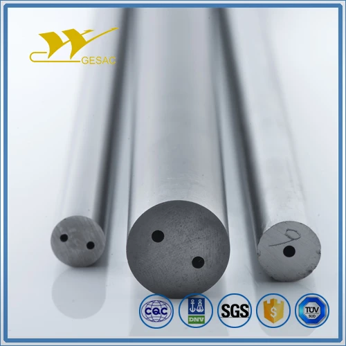 
Tungsten Carbide Rods with Two Straight Coolant Holes 