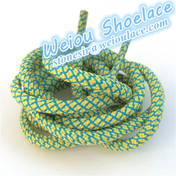 

Weiou company two tone colors shoelaces sneakers bright colors shoestring shoe accessories, Bottom inside color + match outside color