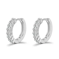 

Fashion new design jewelry AAA cubic zirconia stones rhodium plating 925 sterling silver earrings