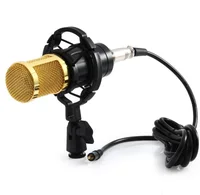 

BM 800 Professional 3.5mm Wired Sound Recording Condenser Microphone with Shock Mount For Computer Recording KTV Karaoke