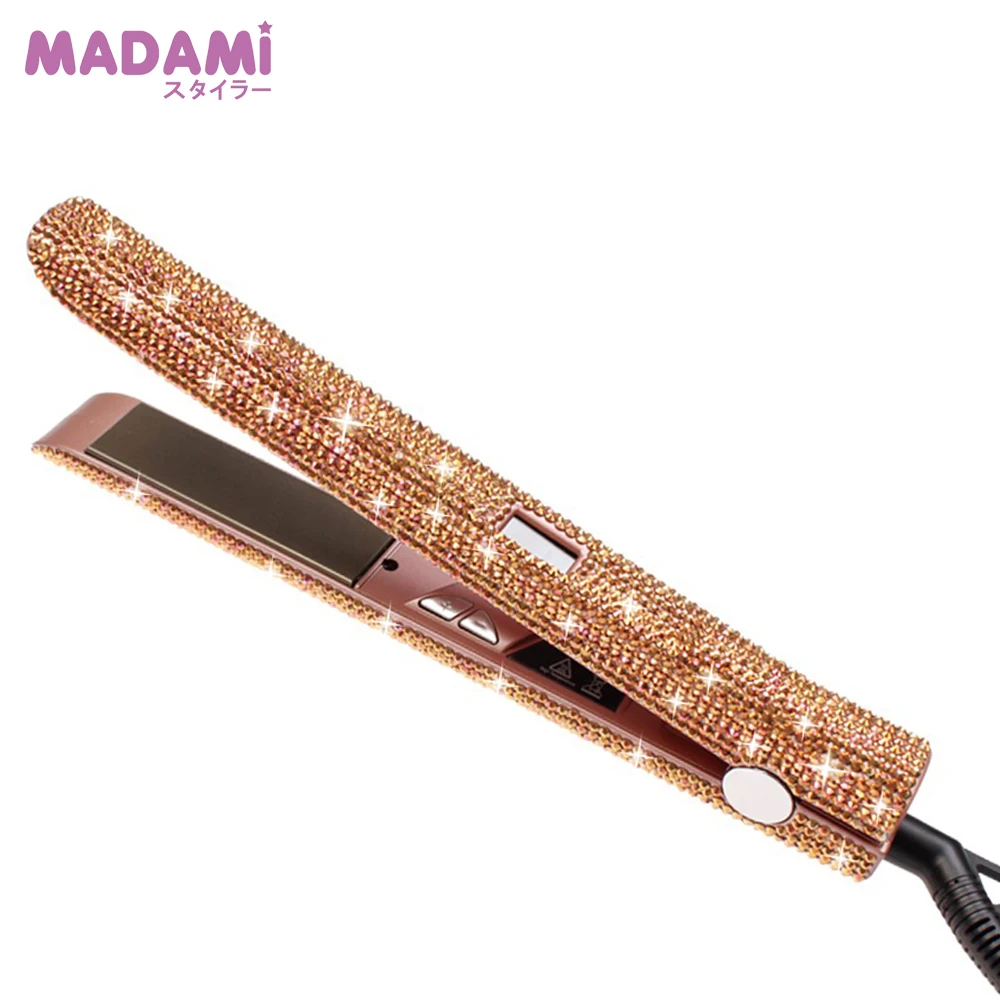 

Professional Crystal Hair straightener Bling Bling Flat Iron, Customized