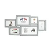 6 opening wall hanging photo frame family theme photo sockets white edge Decorative Wall Hanging Collage Picture Photo Frame