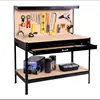High quality European steel frame adjustable steel tool work table