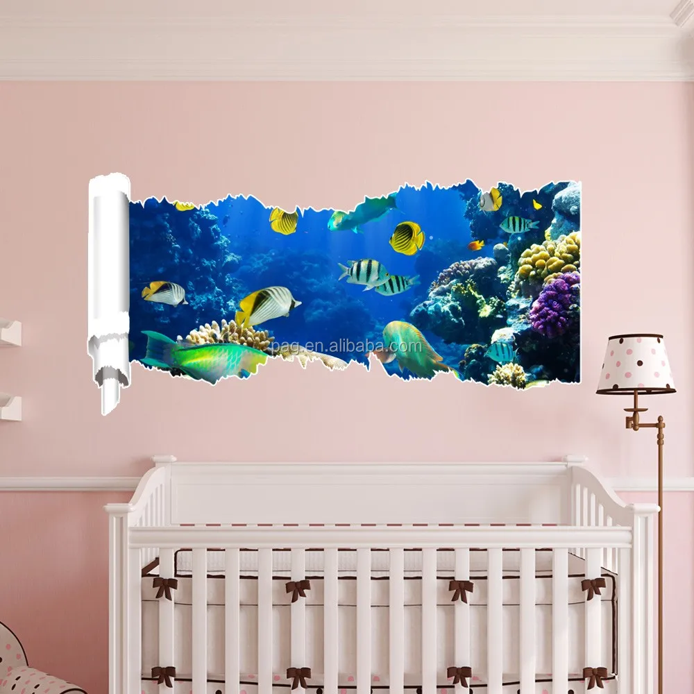 Nieuwste kinderkamer decoratie verwijderbare 3d muur decor sticker ...