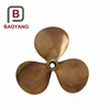 China manufacturer precision bronze 3 blade ship propeller for sale