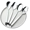 11inches stainless steel serving spoon set, buffet salad rice kitchen spoon