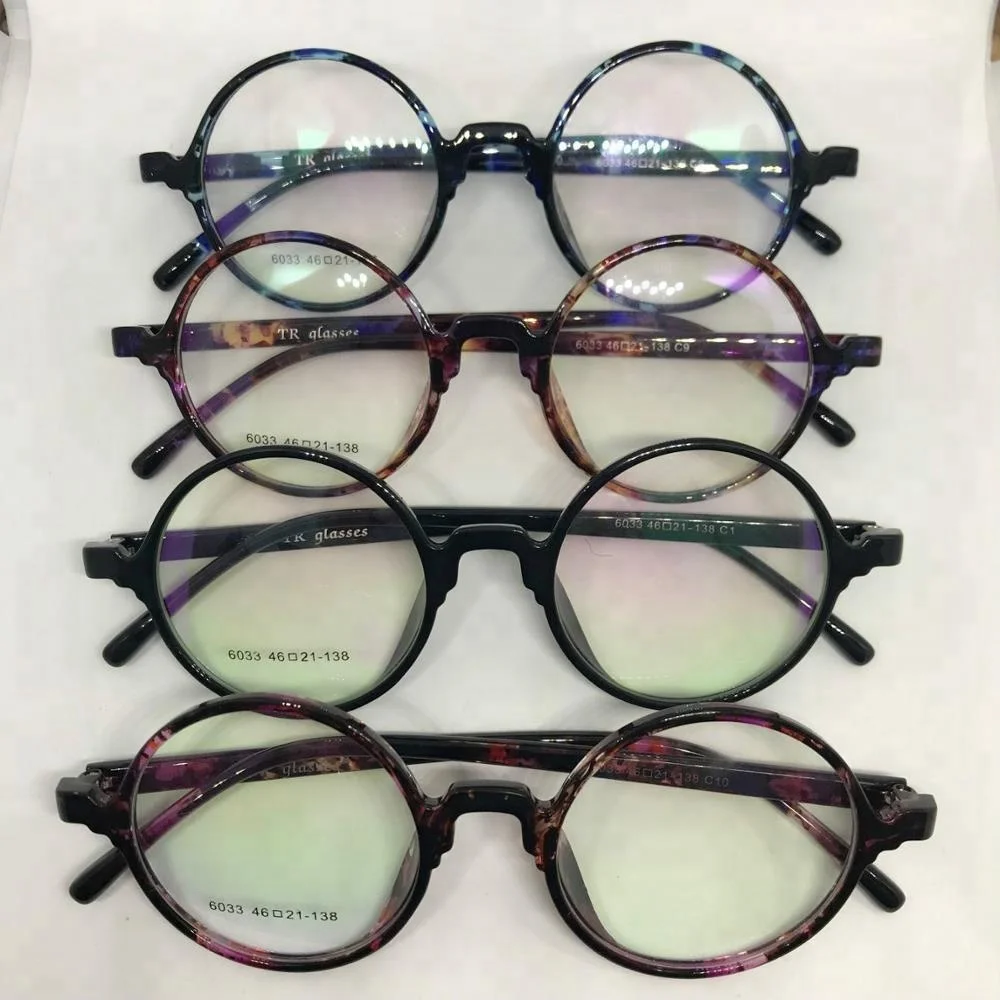 

New Model Super Hot Street Eyewear TR90 Glasses Wholesale China 2018 Hot Optical Round Glasses, Colors