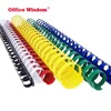 CONSUMABLES FOR PUNCHING AND BINDING COMB 8MM 21 Ring Plastic Binding Spiral Colorful PVC Spiral Coil with factory price