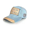 Especial style pretty looking cowboy hat with yellow printing logo