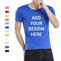 

100% Polyester Custom Design Your Own Logo Tshirt Print Mens T Shirts