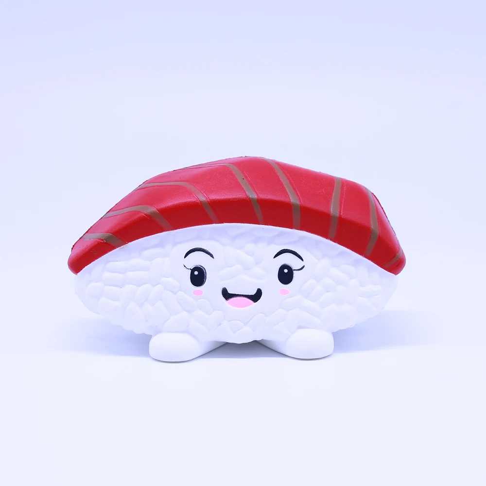 Low Price Kawaii Cute Sushi Scented Squeeze Slow Rising Fun Food Squishy Toy