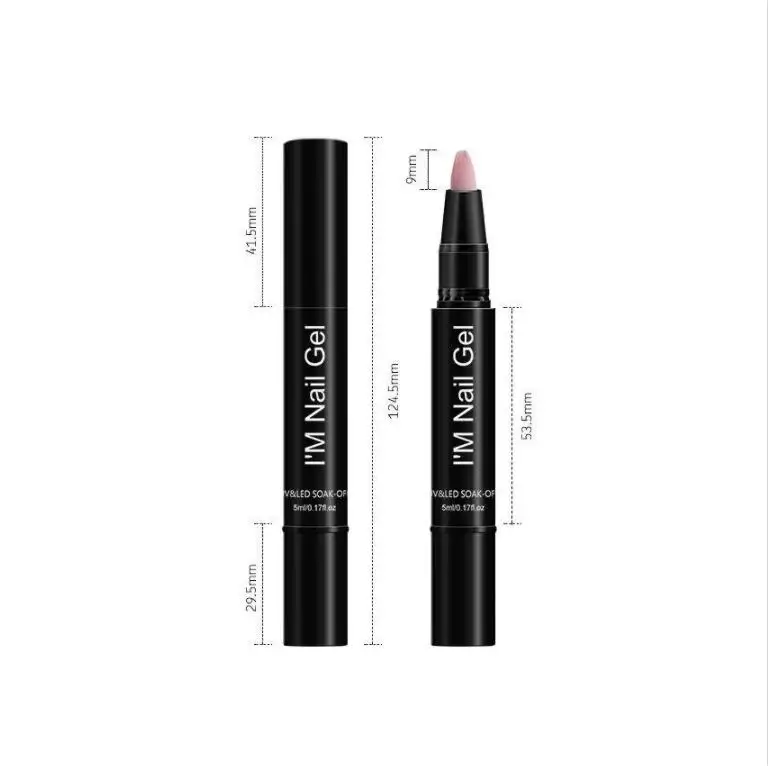 

Z1050 60 colors gel nail polish pen 3 In 1 Gel Nail Varnish Pen