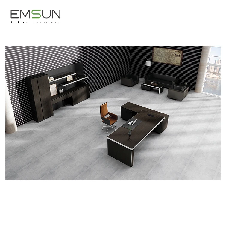 
China factory cheap price furniture l shaped office desk modern office desk executive office table design 
