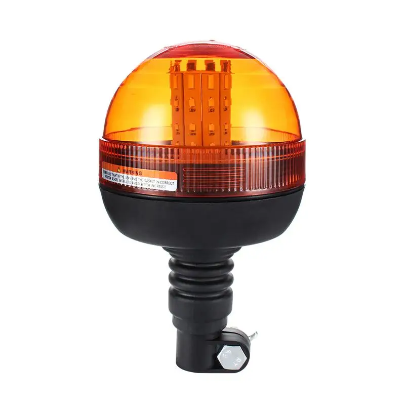 

NEW LED Rotating Flashing Amber Beacon Flexible Tractor Warning Light 12V-24V Roadway Safety