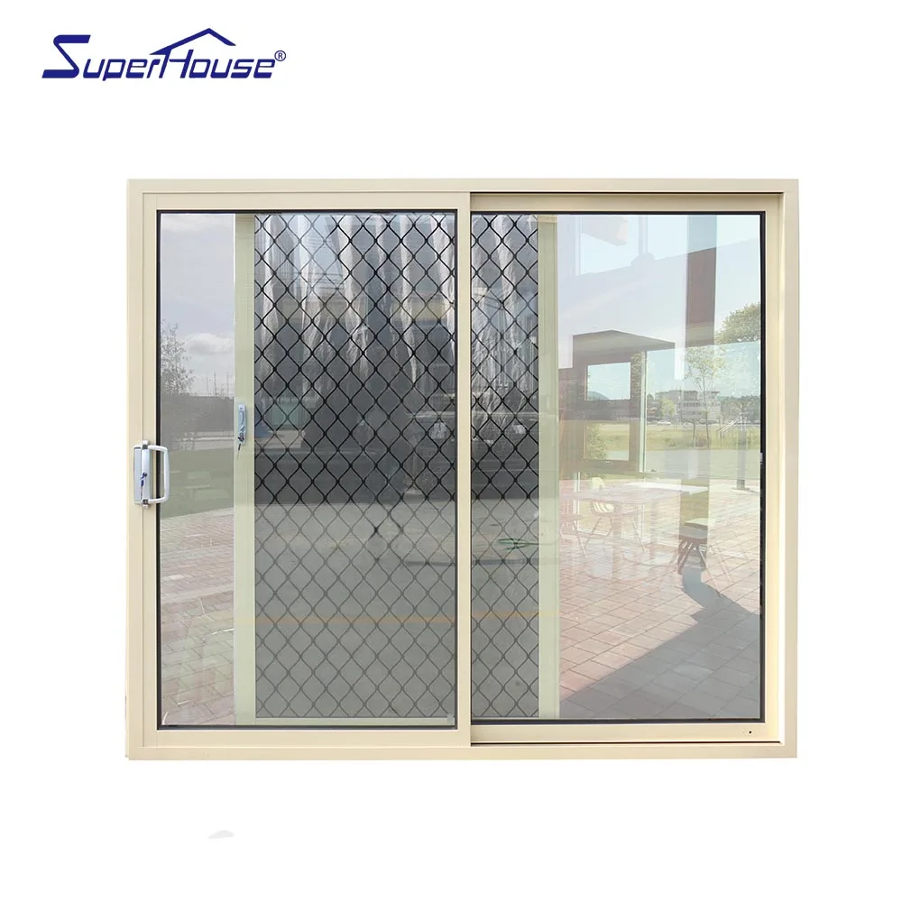 USA standard NAFS/AAMA double glass sliding door, double glaze slide door