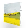 8ft Portable Aluminum frames Printed fabric tension dye sublimation pop up wall display
