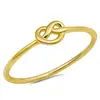 Best seller women's band ring 925 sterling silver knot ring