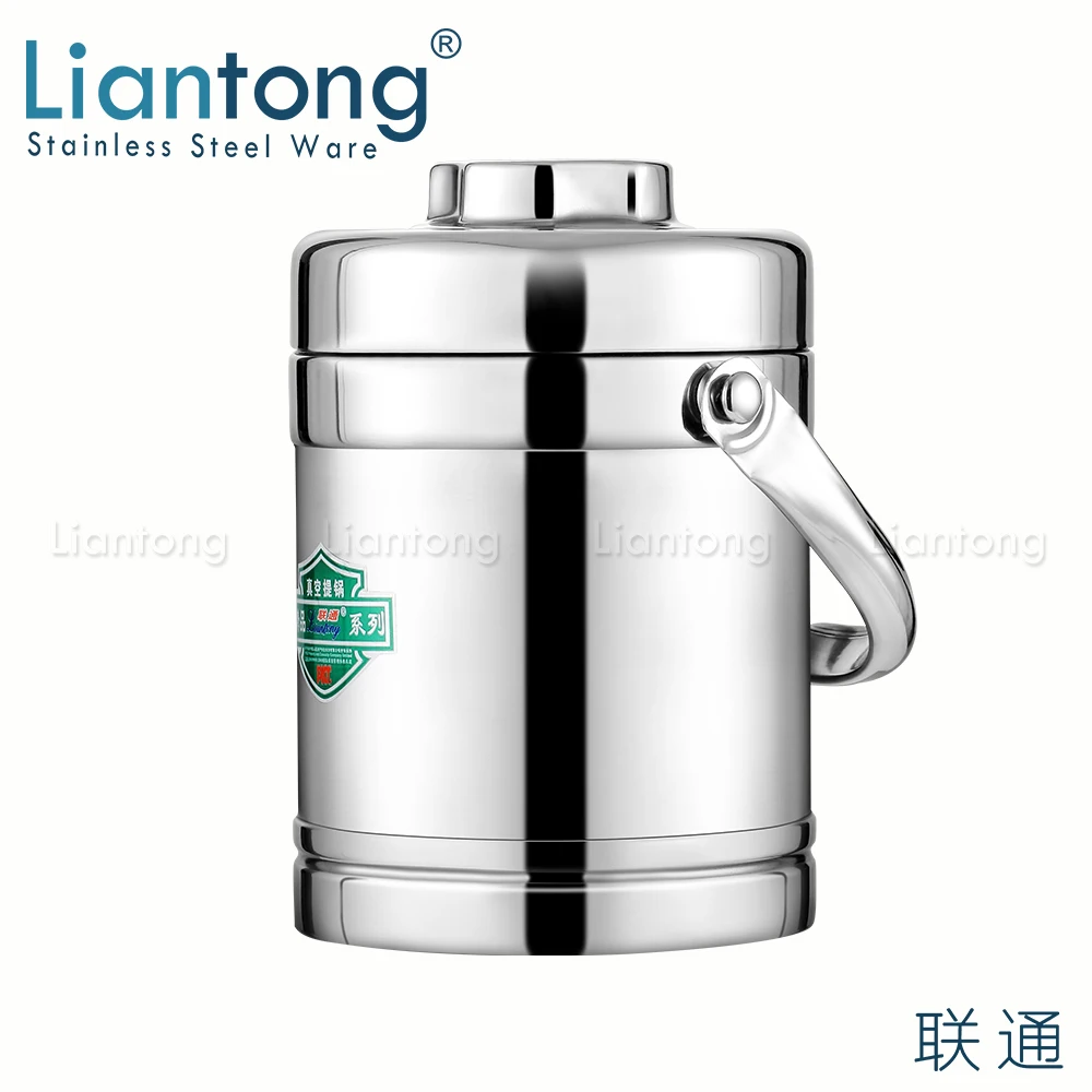 
Liantong 1.2L 1.4L 1.6L 1.8L 2.0L stainless steel insulated thermal hot food container bento box carrier 