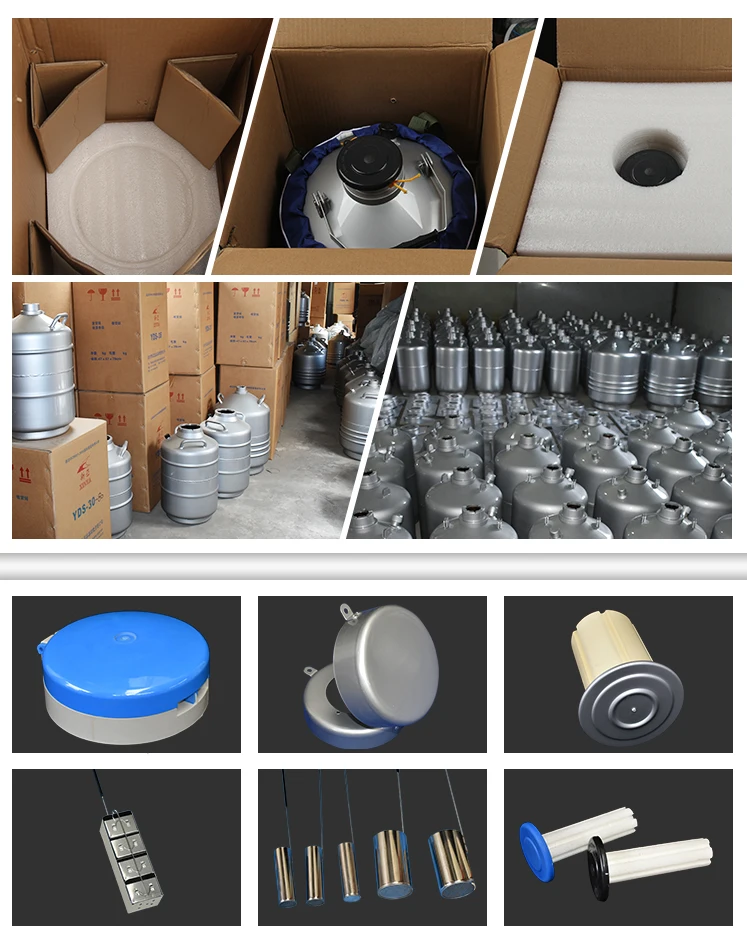 Hot sale 3L 6L 10L 15L 20L 30L Liquid Nitrogen Container Tank Cryogenic Dewar 