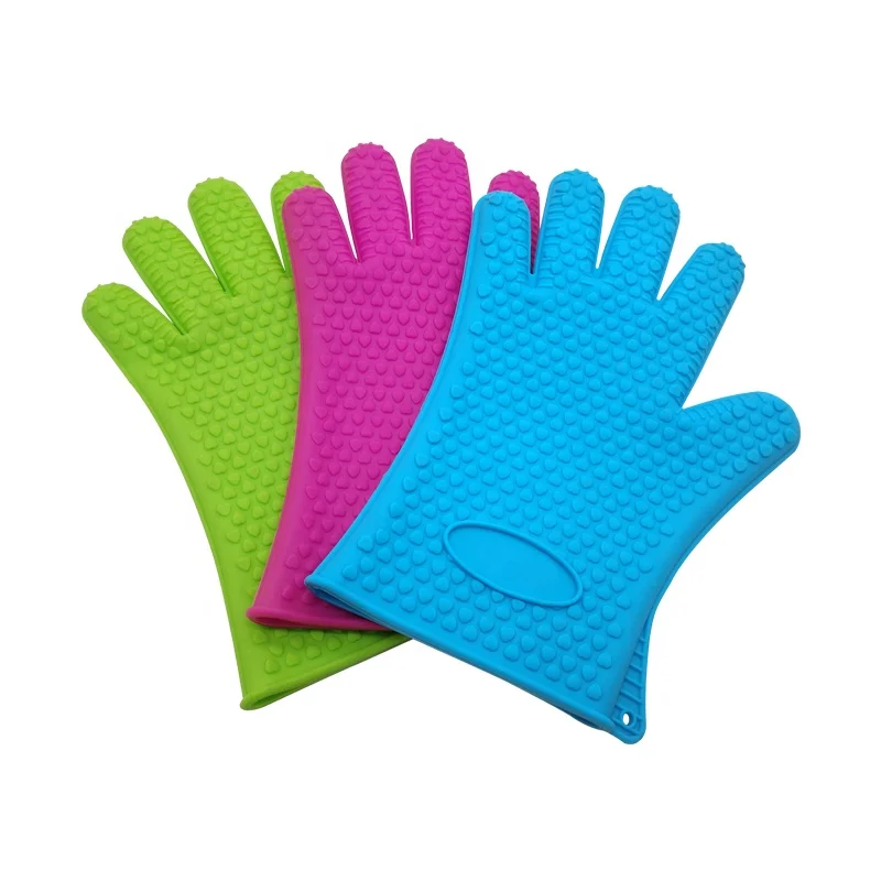 

Wholesale masonic gloves silicone heat resistant gloves/bbq gloves/oven glove, Customized