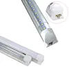 T8 1200mm 18W V-Shaped Integrated T8 Led Tube 120cm 4ft Integration For AC175-265V Cool White WarmWhite