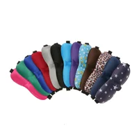 

3D Comfortable Sleep Eye Mask With Ear Plug And Carry Pouch Bag